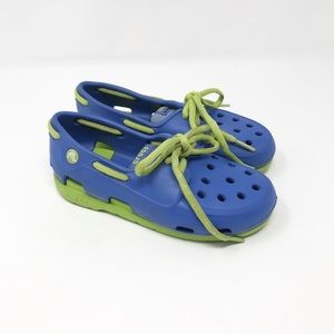 CROCS Beach Line Boat Lace Up Shoes